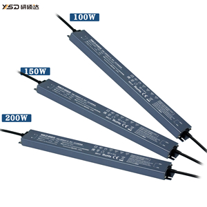 IP67 60W Linear LED Power Supply AC100-277V Dc12v Dc24v High Efficiency PFC Led Drivers for LED Strips