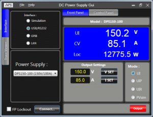 APS GUI Automation & Control Software UI Interface