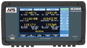 APS M2000 Precision Digital Power Analyzer Front View