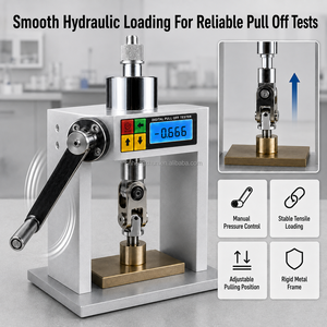 Digital External Wall Adhesion Tester 10KN Portable Hydraulic Tile Insulation Coating